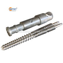 CMT45 conical twin screw barrel for PVC extrusion